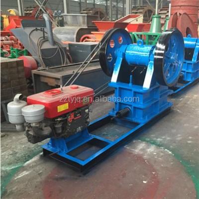 China Mining& Quarry diesel engine stone jawcrusher for sale for sale