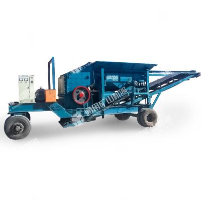 China Mining Top Selling 2018 Mobile Construction Machinery Equipment Stone Crusher With Cheapest Price for sale