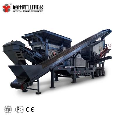 China Mobile Ore River Sand Marble And Granite Cutting Machine Jaw Crushing For Small Complete Production Line for sale