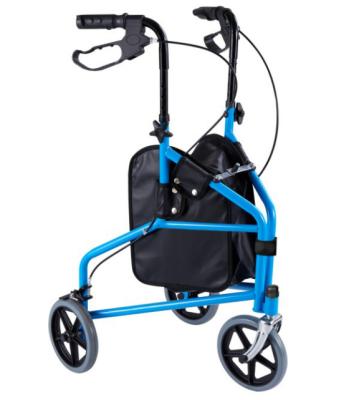 China Lightweight Aluminum Rollator Walker Three Wheels Rollator Aluminum Walker For Hospital for sale