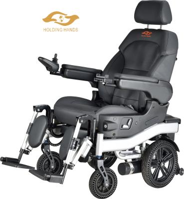 China Massage Ventilation All Terrain Foldable And Lying Down Light Mobility Electric Wheelchair for sale