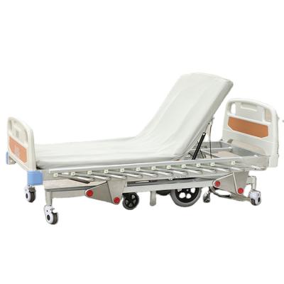 China Multifunctional Hospital Bed Electric Equipment OEM Bedside White Medical Hospital Wheelchair Nursing Bed for sale