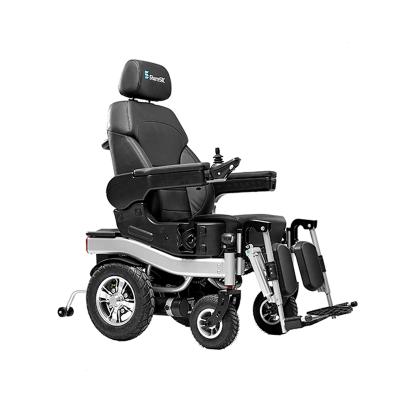 China With Massage And Ventilation Deluxe Assisted Standing Function Smart Recline Single Operating Power Wheelchair With Motor And Controller for sale