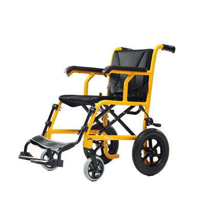 China Cheap Customized Low Price Lightweight Folding Aged Disability Handcycle Aluminum Foldable Lightweight Unpowered Wheelchair for sale