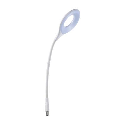 China Modern Bright USB LED Lamp Light Reading Lamp For Laptop Neck Flexible Black for sale