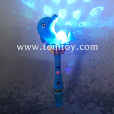 China Ourdoor Toy Dolphin LED Summer Light The Bubble Stick Magic Wand for sale