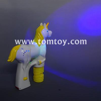 China Wholesale LED Unicorn Bubble Gun Party Toy for sale