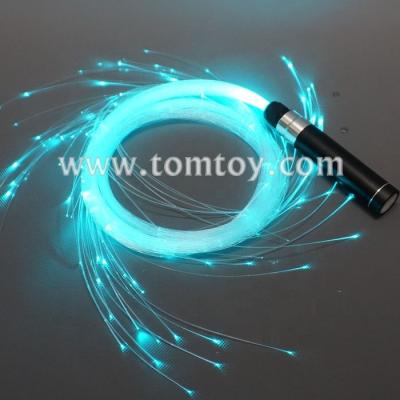 China Rechargeable Fiber Optic LED Fiber Whip For Party for sale