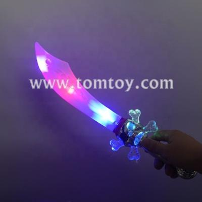 China ABS+PE LED Light Flashing Pirate 5 Mini Knife For Party for sale