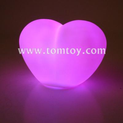 China Promotion Gift Plastic Globe Light Up Heart Shape LED Moon Light for sale