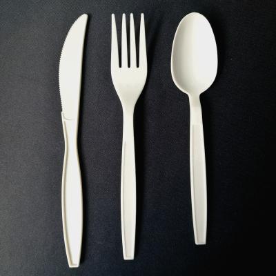 China Whina Wholesale Disposable Medium Weight PP Knife Fork Spoon Disposable Plastic Set for sale