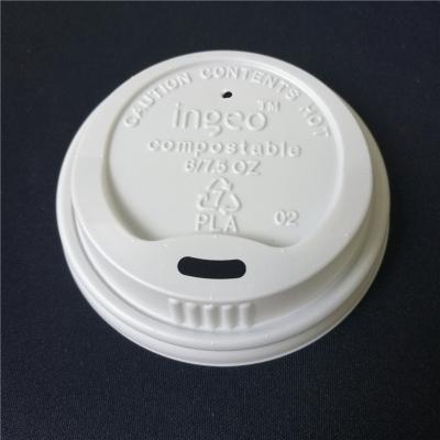 China Cheap 70mm PLA Biodegradable Coffee Lids China for sale