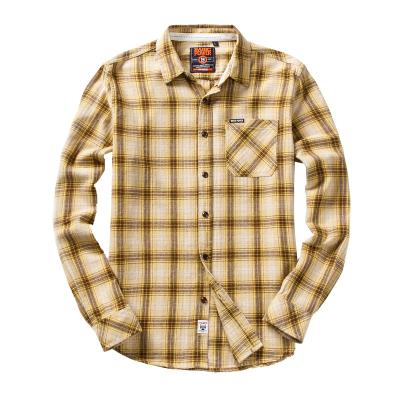 China Anti-pilling men's shirts ODM FOB Factory price  blank custom vintage Flannel fashion men's shirts button up casual plus size men's shirts for sale