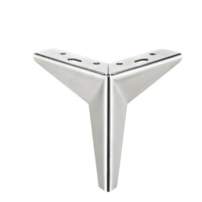 China Modern 130mm Height Y Shape Metal Furniture Hardware Fitting Bed Sofa Legs for sale