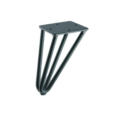 China Easy Installation Black Sofa Legs Hardware For Furniture Cabinet And Beds for sale