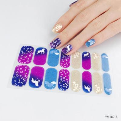 China Factory Price Design Eco-friendly Customized Nail Wraps Designer Gel Nail Decals Polish Nail Stickers for sale