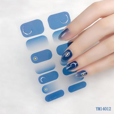 China Factory Price Eco-friendly Customized Design Nail Polish Stickers DIY Nail Wraps Art Stickers For Girls for sale