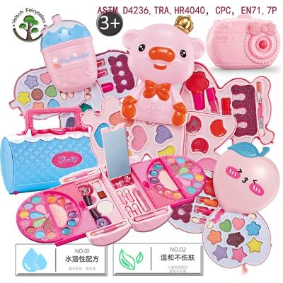 China Eco-Friendly Material Kids Kids Girl Ice Cream Pig Fishing Purse Camera Dress Up Princess Cosmetic Set Makeup Toy Kit Safe &Non-Toxic Pretend Play for sale