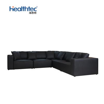 China Modern Sofa Bed Living Room Corner L Shape Sectional Sofa Set Furniture for sale