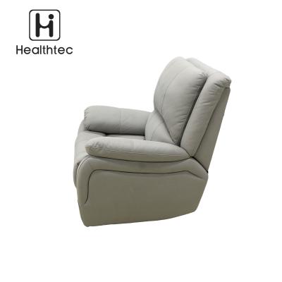 China European Modern Adjustable Recliner Leather Sofa Living Room Style Single Lazy Recliner Sofa (Height) for sale