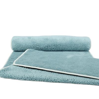 China Factory Direct and Lowest Price Plush Bath Towels Kitchen Cloth Microfiber Plush Toweling Towels Stocked for sale