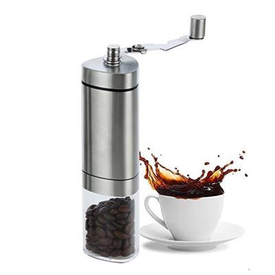 China Car Coffee Tools Triangle Design Stainless Steel Manual Hand Grinder Coffee Grinder for sale