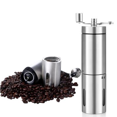 China Car Coffee Bean Grinding Tools Hand Mill Triangle Shape Stainless Steel Manual Coffee Grinder for sale