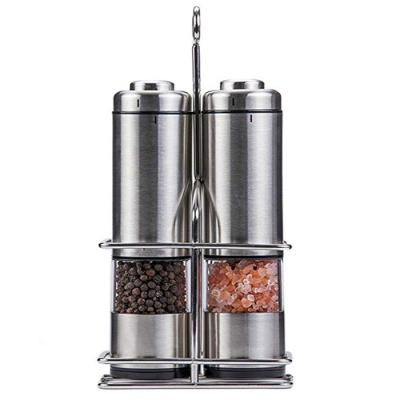 China Kitchen home stainless steel viable electric salt pepper grinder/electric salt and pepper grinder for sale