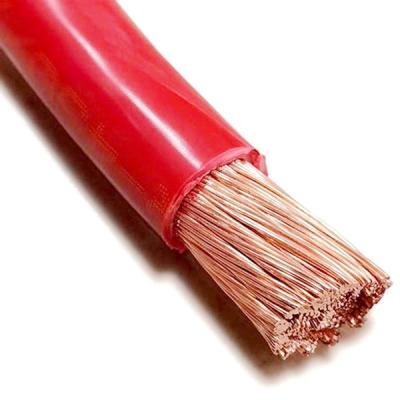 China Welding Machine/Welder Factory 1/0 2/0 3/0 4/0 6/0 10/0 A.W.G. Standard Flexible Copper Welding Cables for sale