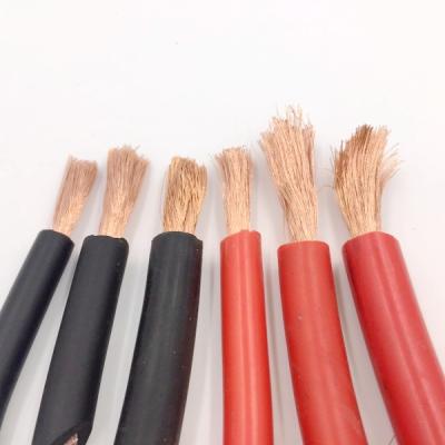 China 4 A.W.G. Flexible Rubber Insulated Copper Welding Welding Power Cable 70mm for sale