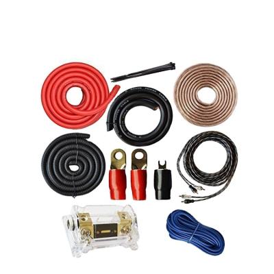 China Other Widely Used High Quality Car Amplifier Cable Wiring Installation Kit Car Audio Power Wire for sale