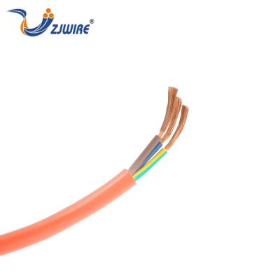 China Household pvc 3 core 2.5 4 6 sqm flexible pvc copper h05vv-f electrical cable wire for sale