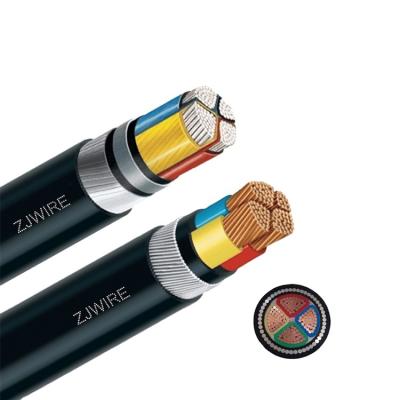 China Other 3core 120mm 150mm 185mm 240mm 300mm XLPE insulated armored conductor 4 conductor copper power cable cables for sale