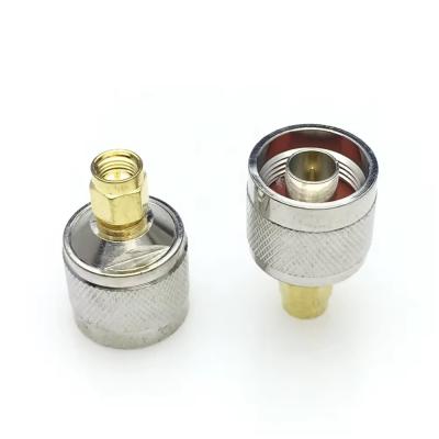 China N Male Plug to SMA-Male Plug Straight RF Coaxial Connector Adapter en venta