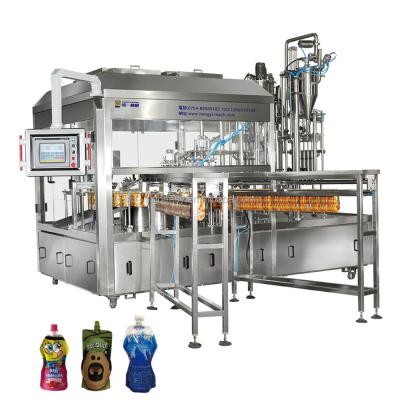 China Automatic Traditional Chinese Food Medicine Herb Pouch Spout Filling Capping Machine for sale