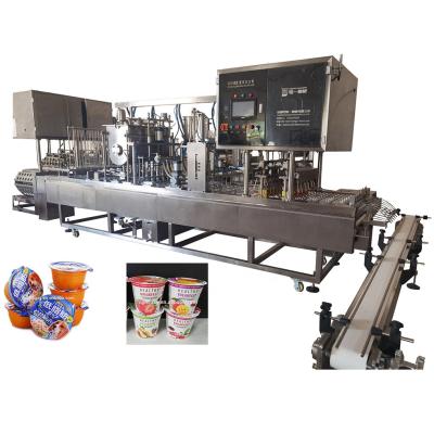 China Automatic Plastic Jelly Filling Machine Labor Saving Machine Plastic Jelly Filling Yogurt Filling Sealing Machine for sale