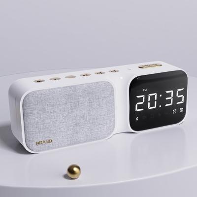 China Dual Video Call Alarm Clock Available with Snooze Speaker Call TF Card Handsfree FM Radio for sale