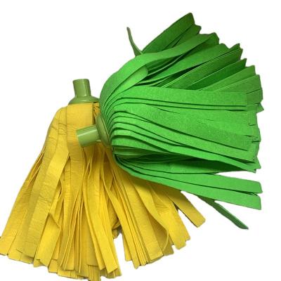 China China Manufacturer Viable Stable Non-Toxic Microfiber Round Nonwoven Mop Household Polyester Felt Head Mop for sale