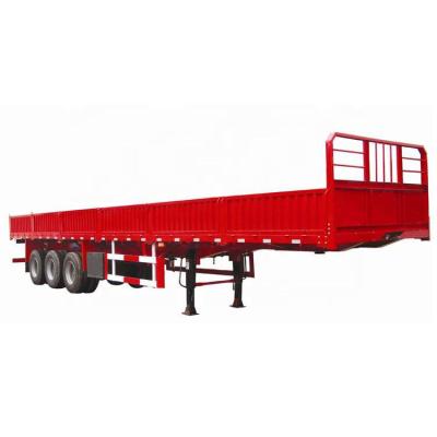 China Truck Trailer Animal Transport Cattle Fence Semi Trailer Cattle Carrier Truck With 3 Axles Semi Fence Cargo Trailer Animal Transpo for sale