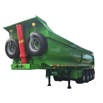 China Hot Sales 3 Axle Rear End Tipper Truck Trailer Dump Truck Trailed Dump Truck Semi Trailer For for sale