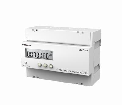 China DDSF1946 3 Phase Din Rail Solar Power Monitoring Multitariff Energy Meter DDSF1946 for sale