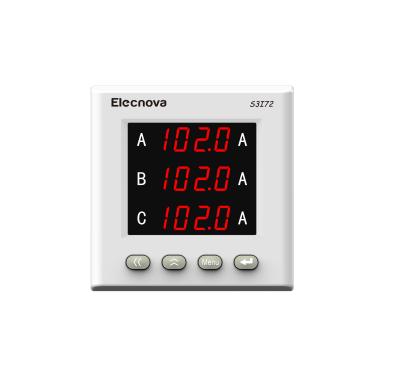 China Panel S3I72 3 Phase Current 72x72 Digital Electricity Meter S3I72 for sale