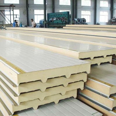 China Cold room quality puf foam sandwich wall panel/thermal wall/roof insulation 50mm thick sheets for sale