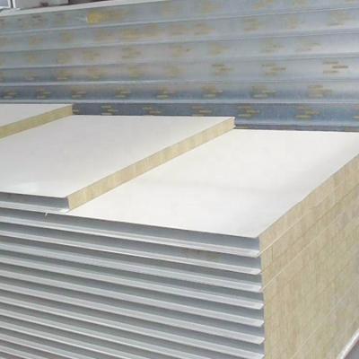 China Integrated Ceilings Ceiling Decoration Rock Wool Sandwich Panel Integrated Ceilings for sale