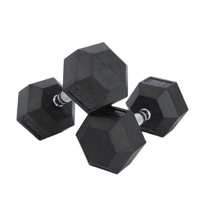 China Adjustable 10 Kg 2KG 3KG 7.5KG 6KG 10KG 5KG 7.5 Kg Hex Rubber Hex Dumbbell Sets for sale