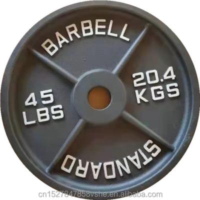 China Universal Gym Cast Steel Plate Large 50mm Bumper Plates Weigh Plates With Stock for sale