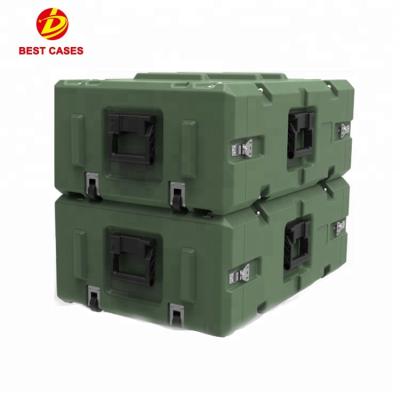 China Roto Waterproof Shockproof Mold 5U Military Rack Case for sale