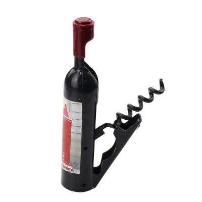 China Cheap Viable Gift Funny Custom Logo White Corkscrew Red Wine Opener Magnetic Fridge Magnet for sale