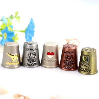 China Wholesale Custom Home Decoration Collectibles Souvenir Metal Zinc Alloy Plated Brass Thimble for sale