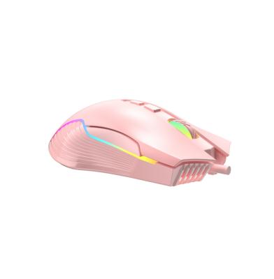 China Hot Selling New Gaming Ergonomic Mouse Backlight Wired USB Optical High Quality Lightweight Desktop Gaming Mouse for sale